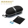 aoron Original Zipper Glasses Case Exquisite High Quality Sunglasses Case with Polarization Test Card + Clean Cloth