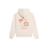 Li Ning Sports Lifestyle Series Long Happiness Never Ends Floral Pattern Hoodie Women Hoodies Swan-White AWDTC84-2