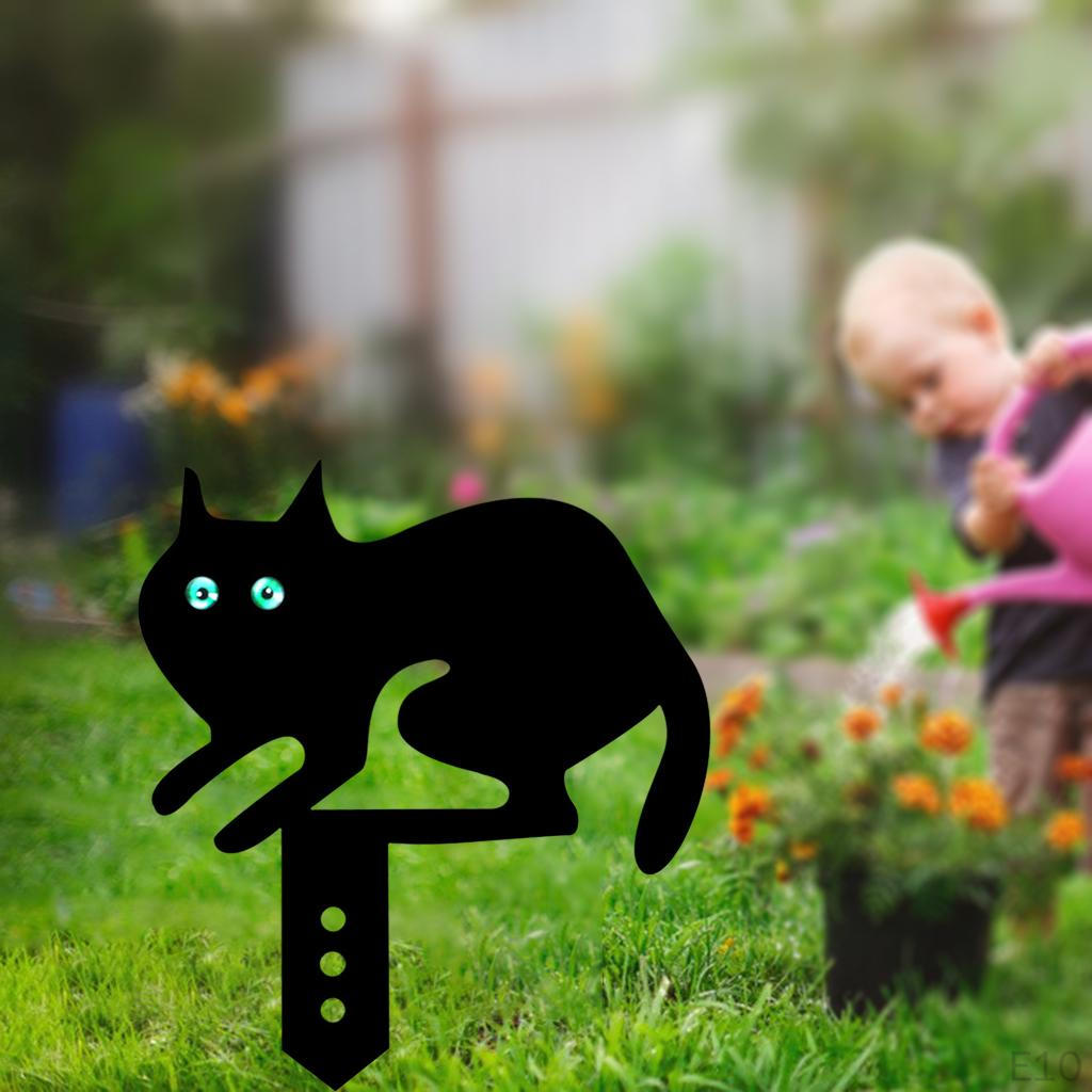 Acrylic Cat , Animals Cats Statue Decor, Ornaments Yard Decorative, Pathway, Floor, Flower Bed