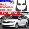 Автомобильные брызговики для Skoda Rapid Spaceback Hatchback 2013 - 2018 брызговики брызговики аксессуары 2015 2016 2017