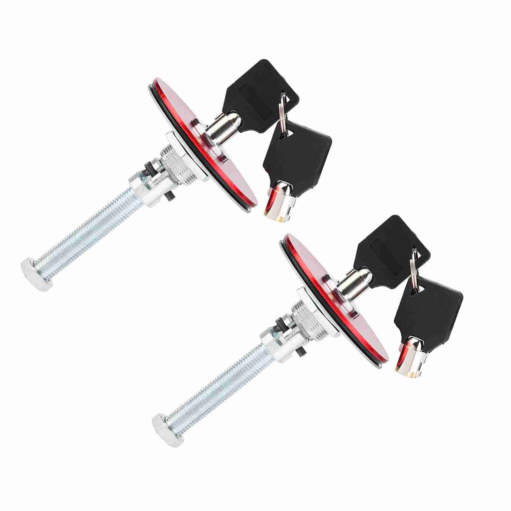 Универсальный замок капота автомобиля, комплект штифтов, предохранительная защелка (красный)