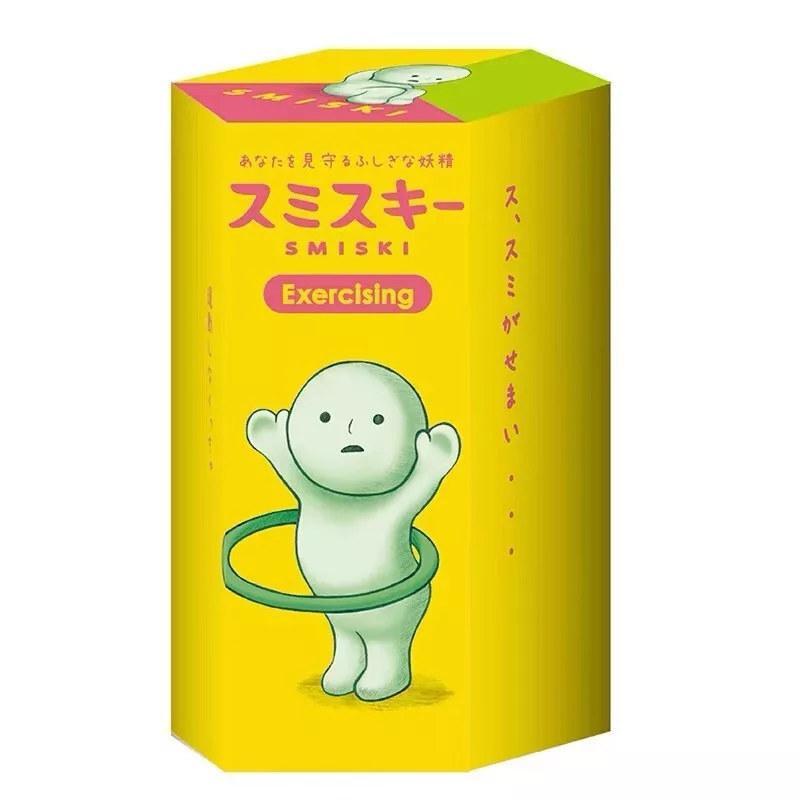 Cute Smiski Hippers Toilet Glow in the Dark Decorative Mini Figure Toy Blind Box Car Accessories Toys GZW