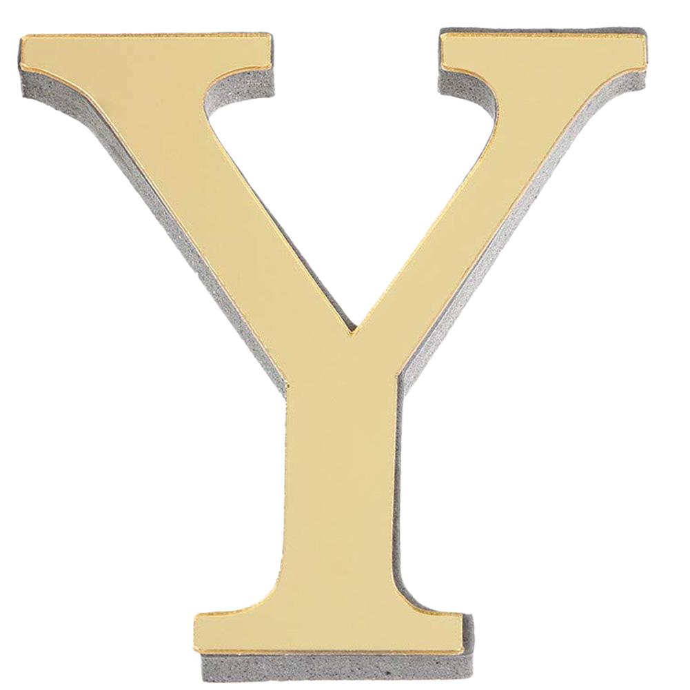 20см 3D Акриловые Английские Буквы Наклейки на Стену Декоративные Буквы Настенные Украшения Золотой Алфавит Настенные Орнаменты для Настенного Искусства