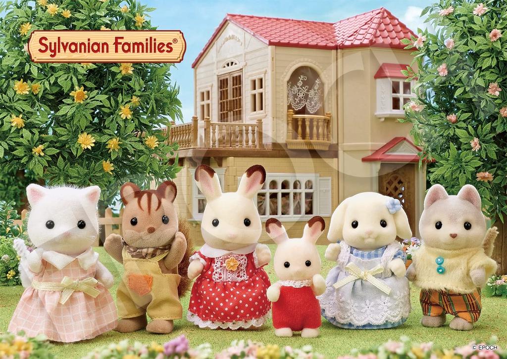 Epoch Детали Sylvanian x 3 Включает лист с образцами и руководство Для детей от 3 лет и EPOCH Детская головоломка, Семьи, 42/56/63 (18,2 25,7 см), 62-015, Типы,