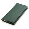 Made In Japan Genuine Leather Long Wallet Prism Textured Cowhide Green [Abies] (Corner Leather)