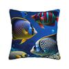Pillow Cover Beautiful Underwater World Colorful Fish Cute Funny Pillow Case For Sofa Home Decoration Pillowcases