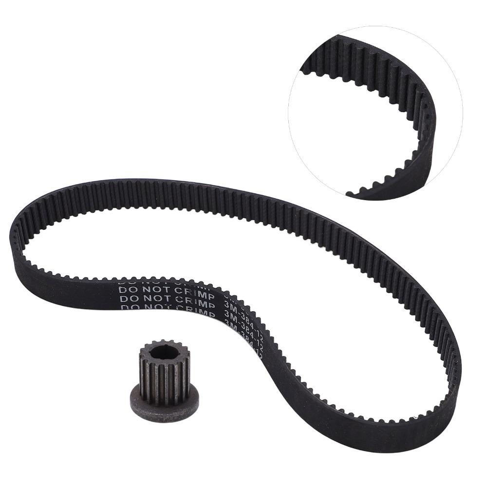 Rubber Timing Belt 3M-384-12 Synchronous Belt Durable Transfer Drive Belt  Drive System