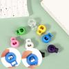 10Pcs Round Plastic Ball Cord Lock Spring Stop Toggle Stopper Clip For Sportswear Shoes Rope Cord Lanyard Diy Craft Accessories