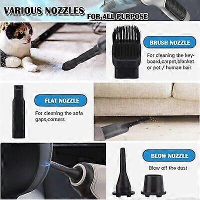 Wireless Car Vacuum Cleaner for Vehicle, Mini Portable, Dual Function-Wet and Dry, Handheld Mite Remover, Equally Effective for Home Use