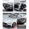 Масштаб 1/24 Brabus Rocket 900, литая под давлением модель автомобиля, игрушечный автомобиль с откатным механизмом, звуком и светом для детей, коллекция подарков для мальчиков и девочек