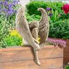 Creative Angel Sculpture Decoration Redemption Miniatures Figurine for Interior Statuette Figures Garden Modern Home Decoration