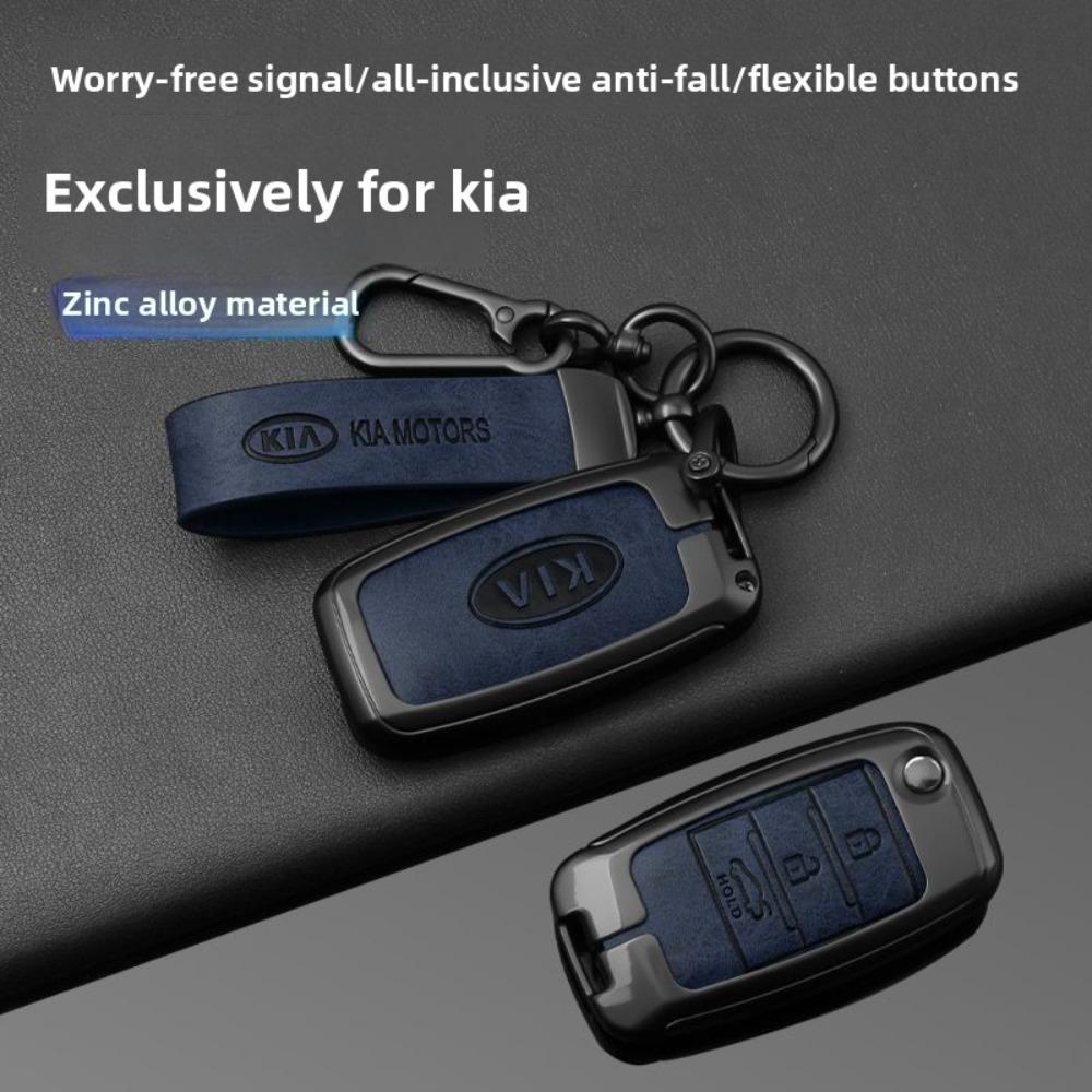 Durable for Kia Key Cover for KX3 KX5 K2 K4 Forte KXCross Sportage Seltos Rio Car Keys Protection