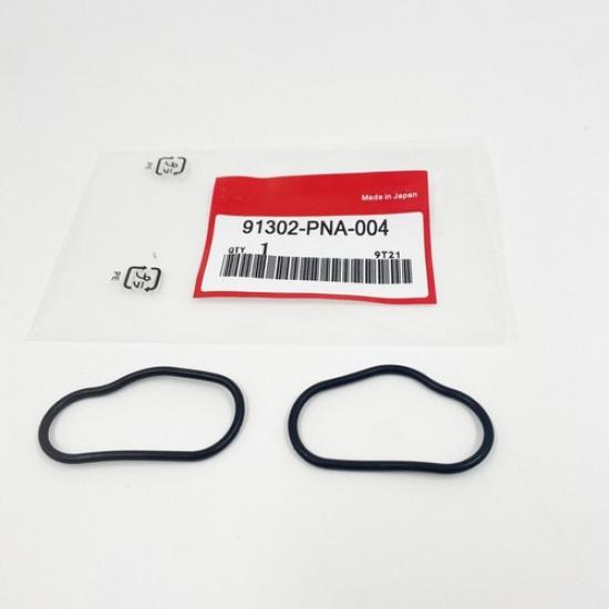 2x For Honda 2003-15 Engine Timing Cover Chain Case O-Ring Gaskets 91302-PNA-004