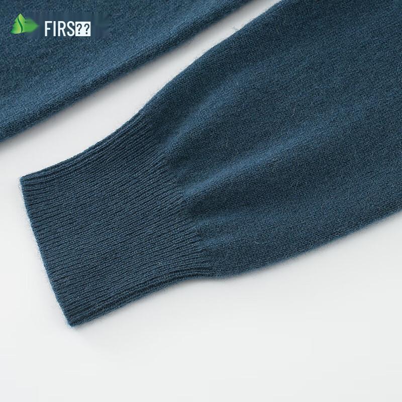 Мужской пуловер из чистого кашемира с воротником от Shanshan