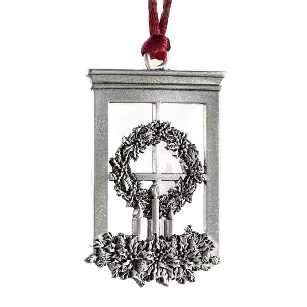 Santa Claus Solid Pewter Christmas Tree Ornament Gnomes Christmas Decorations  DIY