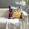 Jonathan Joestar Pillow Case Natural Linen Organic Fabric DoubleSided Printing Sofa Home Decor Cushion Cover