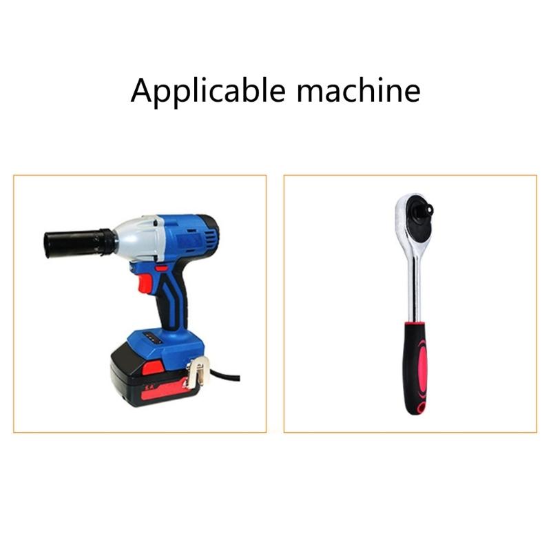 Переходник с 1/2'' квадрата на 1/4'' гнездо, Дрель, Гаечный ключ, Трещотка, Переходники для привода, Удлинитель, Квадратный, Набор бит для ударного шуруповерта