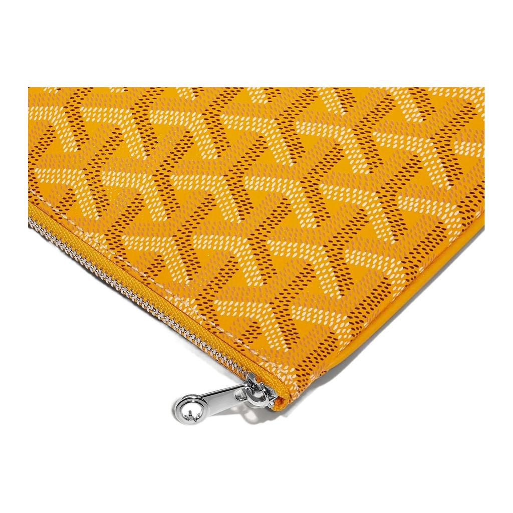 Goyard Косметичка Senat Y с полным принтом монограммы на молнии, унисекс, черная, синяя, зеленая SENAT2MMLTY