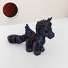 3D-печатная шарнирная игрушка-единорог, светящаяся в темноте, экологически чистая, подвижные суставы, креативные подарки, коллекционные настольные украшения