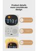 Детский силиконовый будильник Sunrise с ночником и ЖК-дисплеем