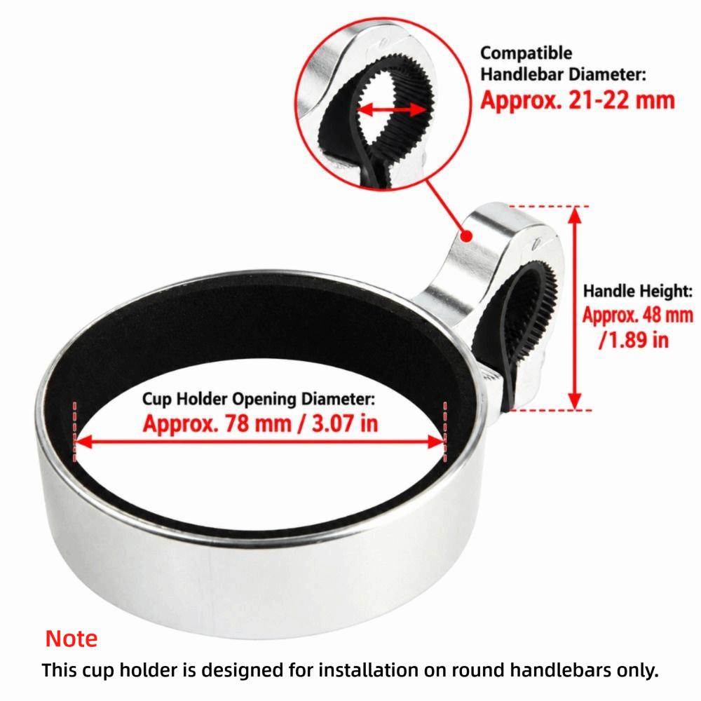 Easy Installation Drink Cup Holder Aluminum Alloy Bike Water Bottle Holder Daily Bicycle Users