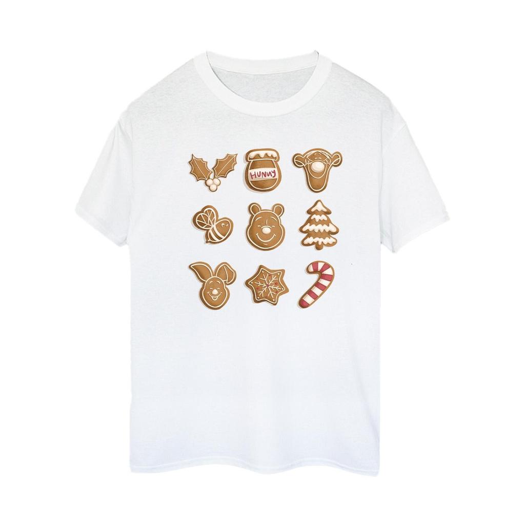 Winnie the Pooh Womens/Ladies Gingerbread Cotton Boyfriend T-Shirt