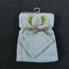 Baby Security Blanket Cartoon Animal Comforter Coral Fleece Swaddle Newborn Infant