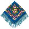 Women Retro Ukrainian Fringed Shawl Babushka Bandana Handkerchief Female Head Wraps Russian Floral Print Square Scarf