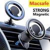 Магнитный держатель для телефона в автомобиль для кольца Magsafe, наклейка, крепление на приборную панель/воздуховод, сильный магнит, кронштейн для GPS для iPhone Samsung Xiaomi