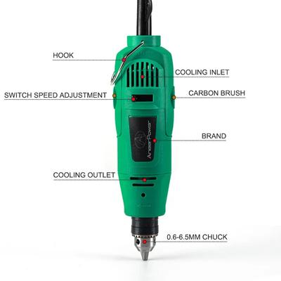 Новый стиль 260 Вт Вращающийся инструмент Электрическая дрель Dremel Мини DIY Машина для гравировки и полировки Шлифовальная машина Сверление Шлифовка Формовка Ювелирные изделия