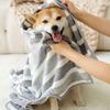 Впитывающий воду халат для собаки, пальто, халат для щенка, полотенца для купания золотистого ретривера
