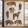 Forest Animals Tiger Wall Stickers Entrance Decorative Paintings Atmospheric Simple Hanging Living Room Bedroom Decoration