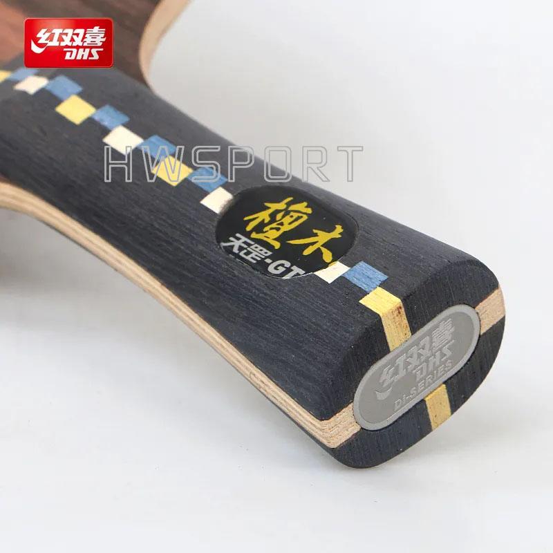 DHS Di GT настольный теннис лезвие Dipper 9 Woods Blackwood Surface пинг-понг лезвие с хорошей поддержкой и гибкостью