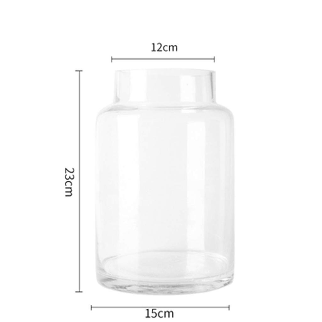 Glass Vase, Transparent, Large Vase, Flower Base, Glass Base, Glass Bottle, Arrangement, Interior, Hydroponics, Ikebana, Artificial Flowers, Stylish,