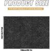 Коврик для снегоуборщика 3x4 фута, Впитывающий коврик для пола под снегоуборщик с клейкой основой для гаража