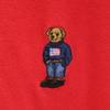 Поло от Ralph Lauren Polo Bear Футболка поло с коротким рукавом M Красная серия Олененок Мужская Б/у