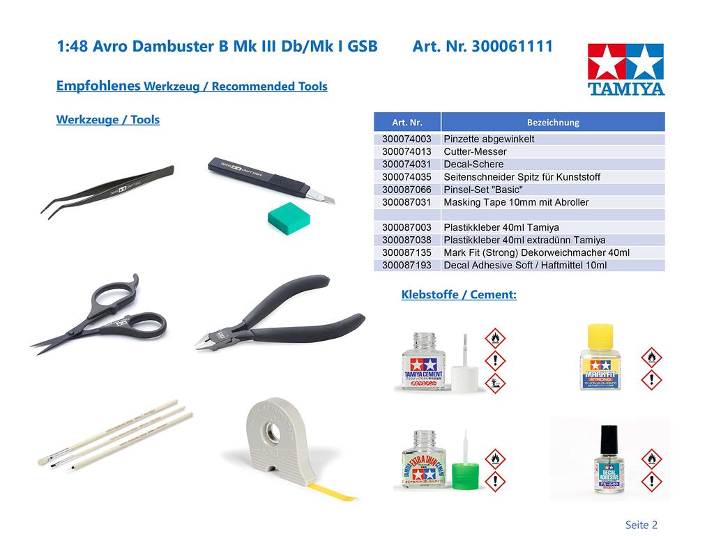 TAMIYA Masterpiece Series Royal Air Force Avro Lancaster B Special Dam Buster Special Grand Slam Bomber Plastic Model 61111 1/48 No.111 Mk.III /B Mk.I