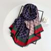 Scarf Women's Winter Imitation Cashmere Scarf High-end Sense Versatile Retro Long Shawl Warm Dual-purpose Scarf