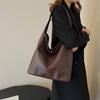 New Large-capacity Women's Bag Textured Shoulder Messenger Bag Commuter 2025 Casual Fashion Tote Bag