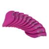 PATIKIL 10 Pieces Golf Club Iron Head Cover Visible Window Waterproof Protective Sleeves for Outdoor Sports Rose Red