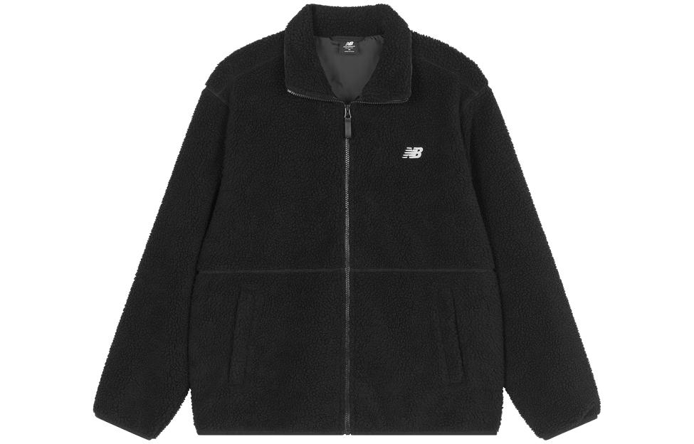 New Balance Пальто с бархатистым ощущением Мужское Черное AMJ33333-BK