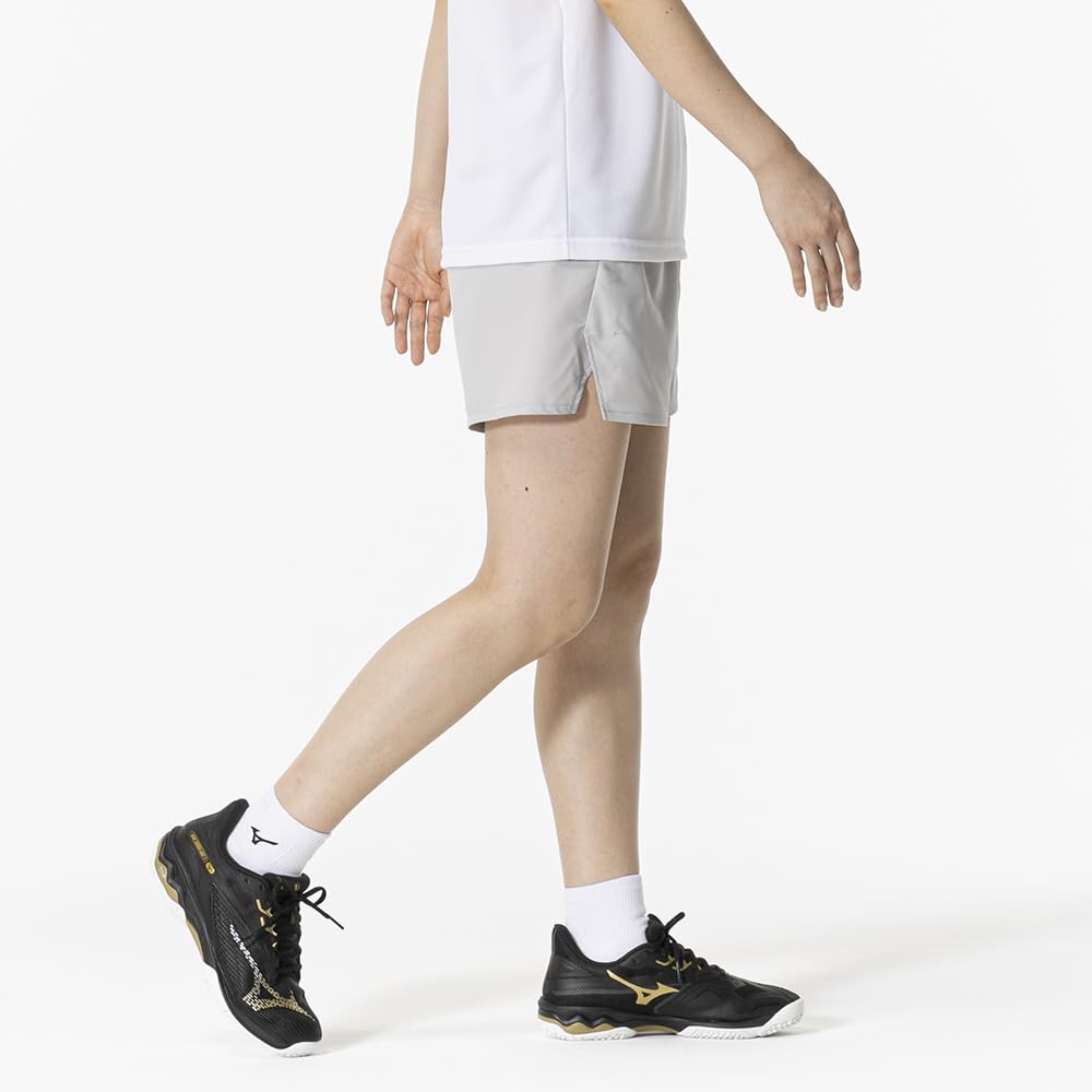 Tennis Badminton Game Officially Recognized by the Japan Badminton 62JBB220 Vapor Silver S [Mizuno] Pants, Shorts, Association, Women's