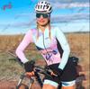 Женский обезьяний комбинезон для маунтинбайка MTB с длинным рукавом, устойчивый к УФ-излучению, велосипедная одежда Feminino Jumpsoit Ciclismo
