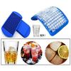 Silicone Mini Ice Cube Trays Small Ice Cube Molds Silicone Ice Cube Maker Foldable Ice Cube Tray Kitchen Popsicle Mold