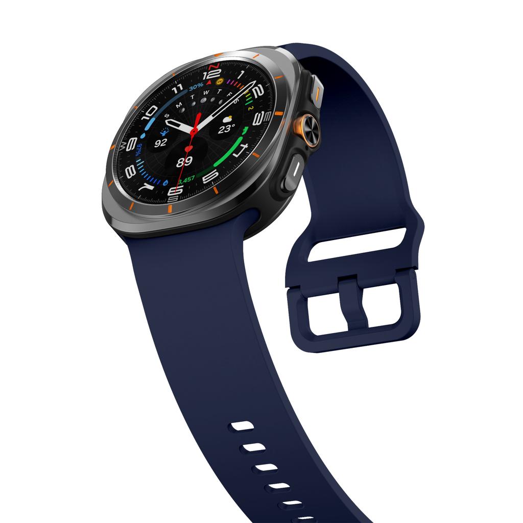 Спортивный мягкий силиконовый ремешок для Samsung Galaxy Watch Ultra 47 мм Браслет Аксессуары для ремешка Samsung Watch Ultra