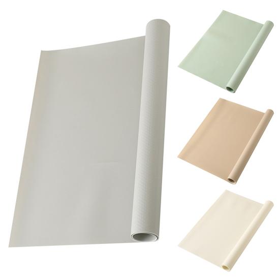 Yousheng 1 Roll Drawer Liner Cuttable Moisture-proof Oil-proof EVA Kitchen Dining Room Closet Cupboard Mat Home Decor for Daily Use