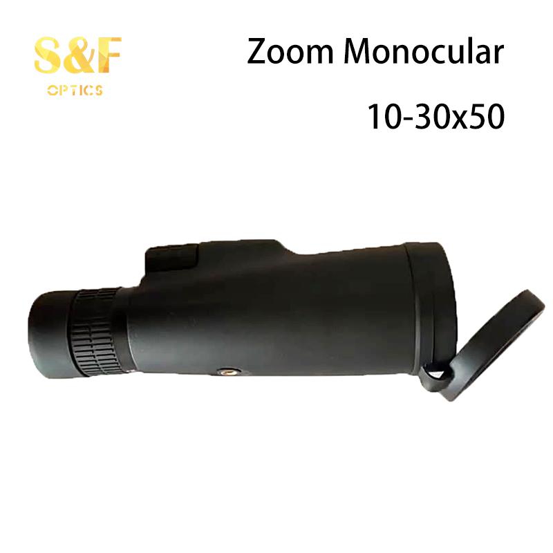 Ручной телескоп с зумом 10-30x50, монокуляром с адаптером и штативом для наблюдения за птицами со смартфона