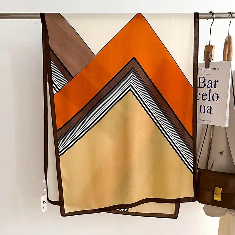 Luxury Brand Scarf Wool Cotton Shawl Lady Wrap Large Pashmina Hijab Headband Scarves Autumn Winter Bufanda Foulard Beach Stoles