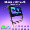2 DIN Android Carplay автомобильное радио для Skoda Octavia A5 2005-2013 мультимедийный проигрыватель головное устройство стерео GPS навигация BT WIFI 2+32 ГБ