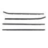 4PCS Car Door Window Weatherstrip Windproof Dustproof Water Resistant Decorative 82210 2L000 for I30 2008 To 2011